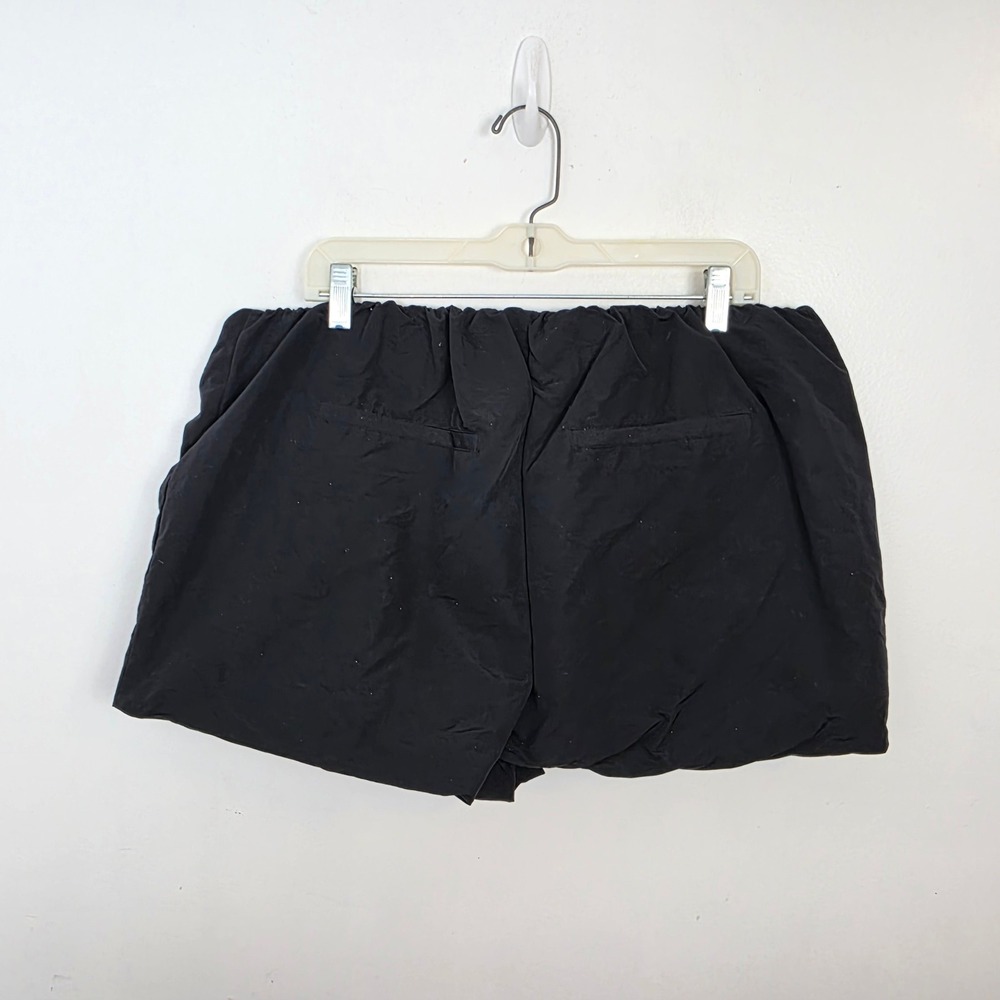 KBB By Kahlana Black Gorpcore Utility Cargo Streetwear Mini Skort Skirt Size L - Picture 7 of 7